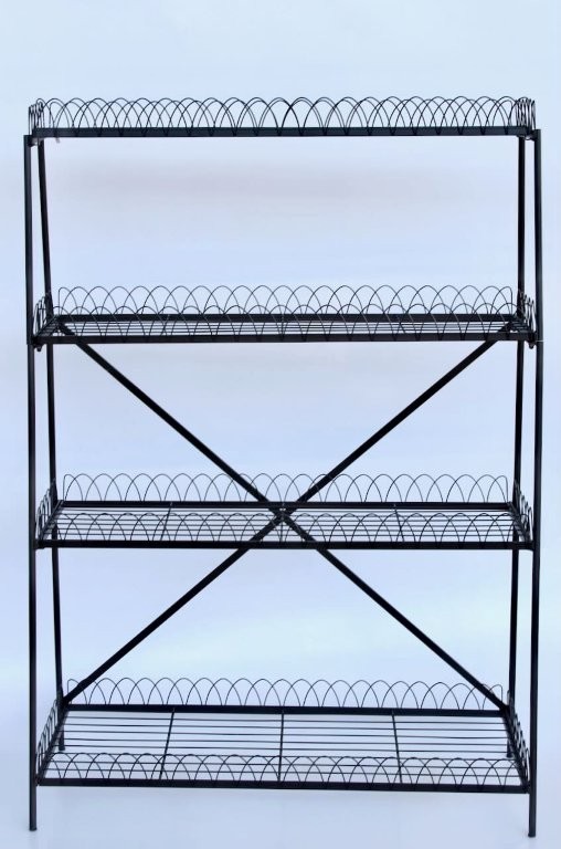4 TIER METAL SHELF  129X90X35CM